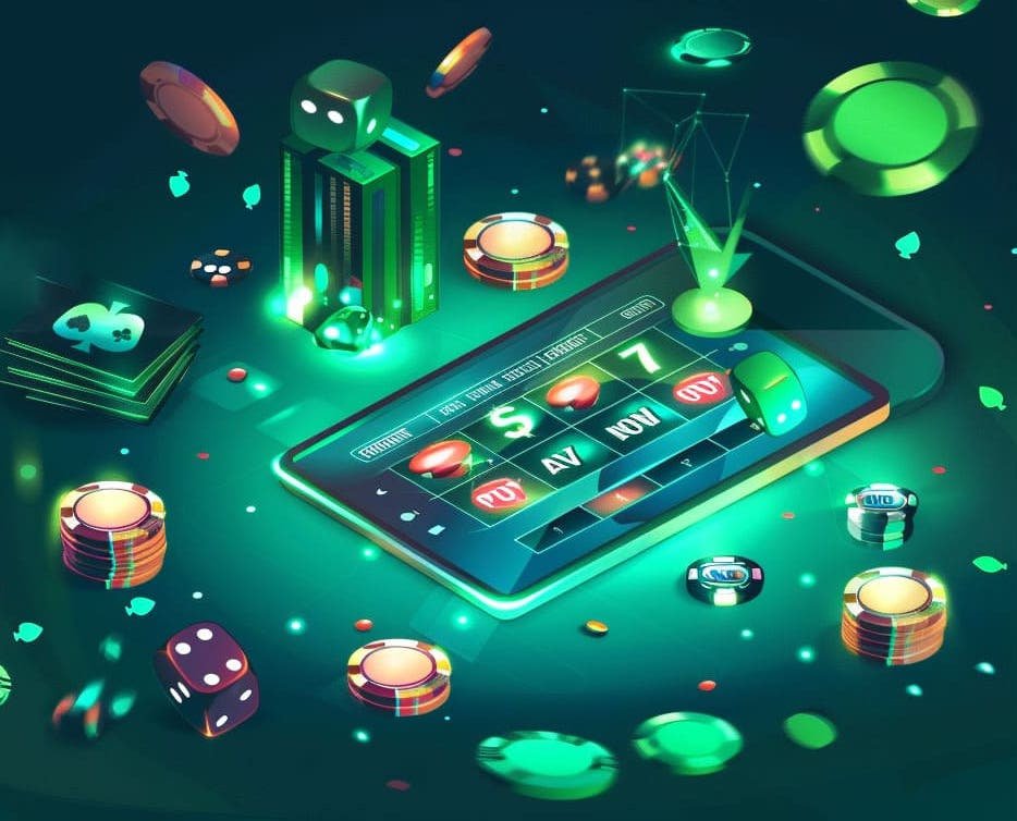 Sports and casino style content view inside 1111be dark theme